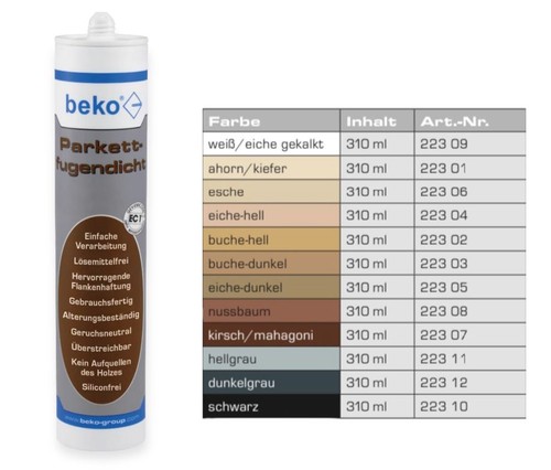 Beko parkettfugendicht 310 - parkettfugendicht, ml